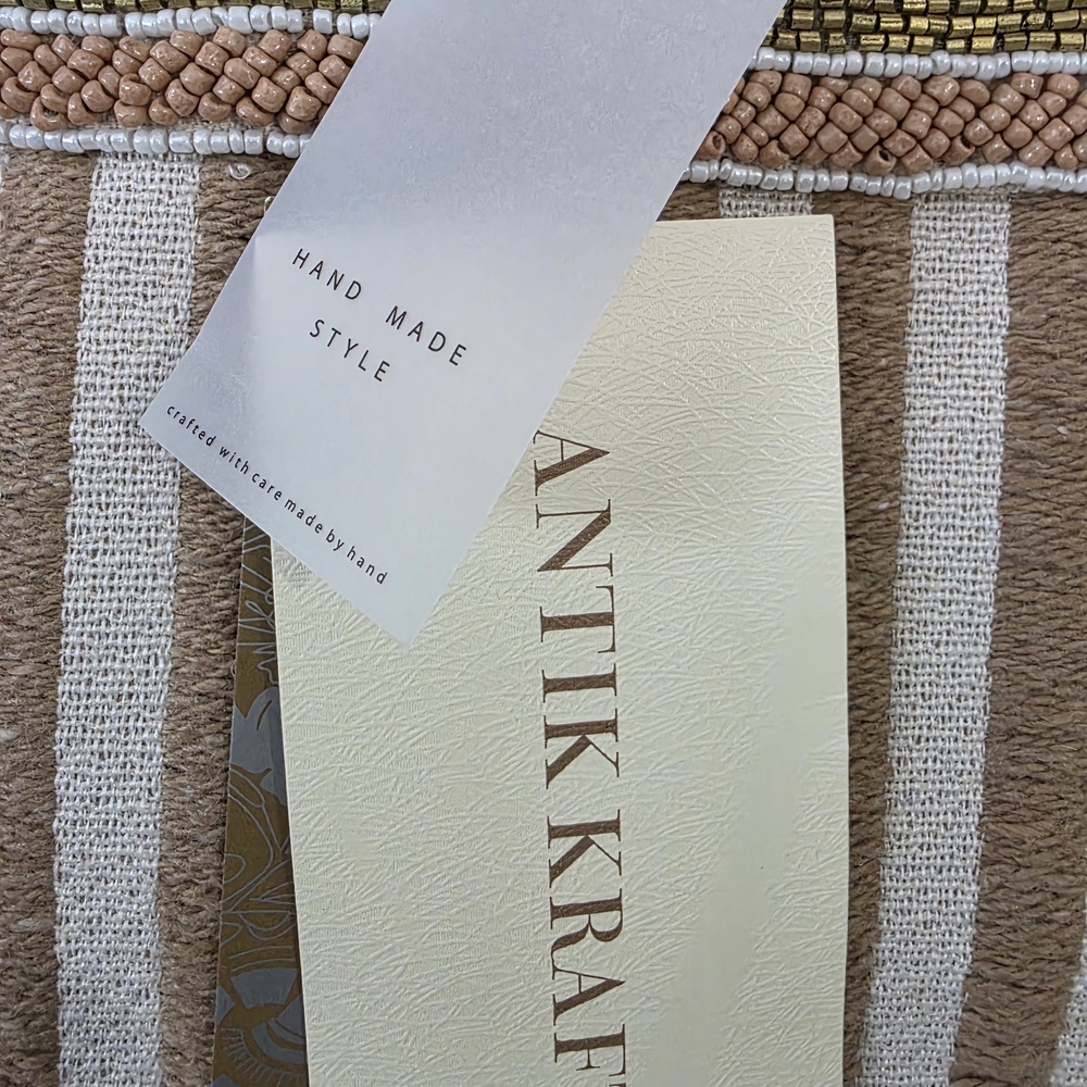 Antik Kraft Beaded Fringe Tote - Picture 2 of 5